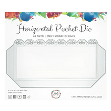 Load image into Gallery viewer, Horizontal Pocket Die Emily Moore Designs