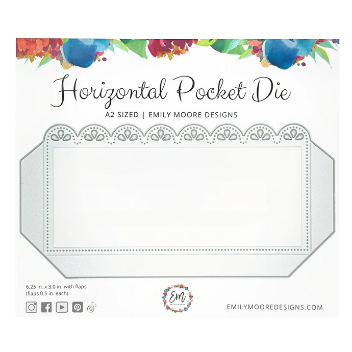 Horizontal Pocket Die Emily Moore Designs