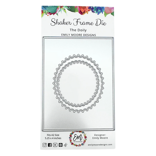 The Doily Shaker Frame Die Emily Moore Designs