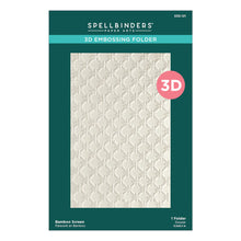 Load image into Gallery viewer, Bamboo Screen 3D Embossing Folder Spellbinders E3D-121