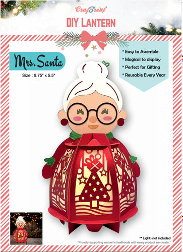 Mrs Santa DIY Paper Lantern