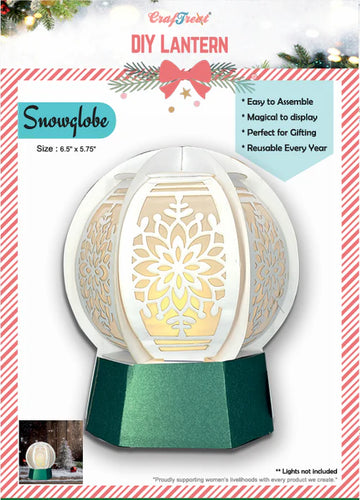 Snowglobe DIY Paper Lantern