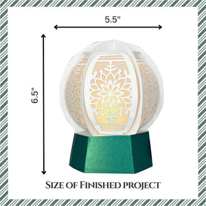 Snowglobe DIY Paper Lantern