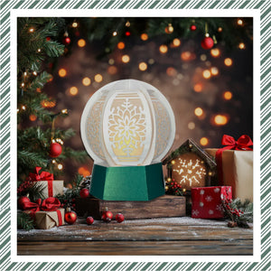 Snowglobe DIY Paper Lantern