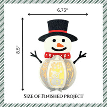 Load image into Gallery viewer, Snowman DIY Paper Lantern