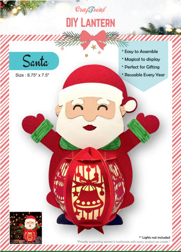 Santa DIY Paper Lantern