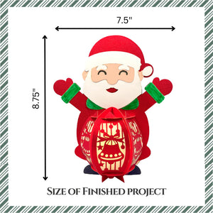 Santa DIY Paper Lantern