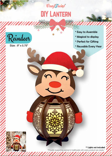 Reindeer DIY Paper Lantern