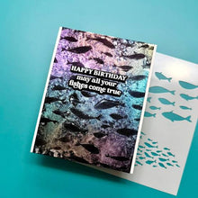 Load image into Gallery viewer, Fish Frenzy Stencil Simon Hurley HUS91721