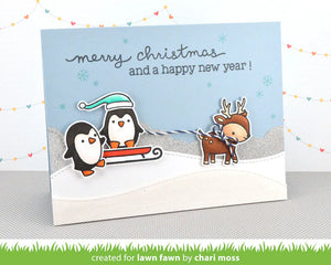 Toboggan Together Clear Stamps Lawn Fawn LF0976