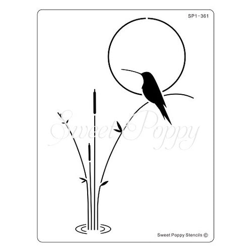 Kingfisher Metal Stencil Sweet Poppy SP1-361