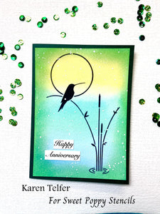 Kingfisher Metal Stencil Sweet Poppy SP1-361