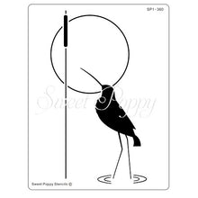 Load image into Gallery viewer, Curlew Metal Stencil Sweet Poppy SP1-360