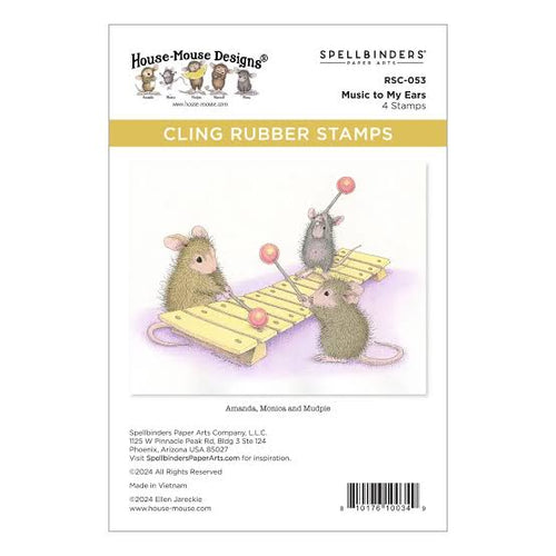 Music to My Ears House-Mouse Designs Spellbinders RSC-053
