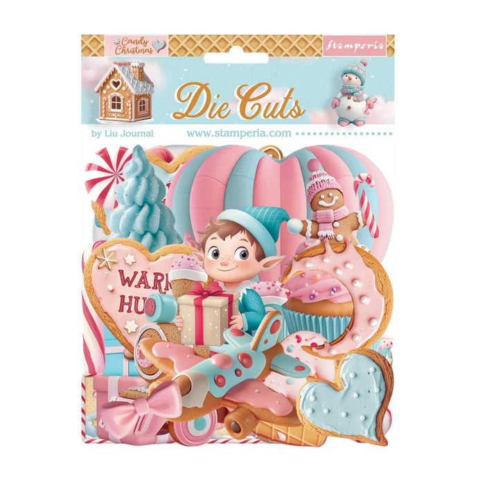 Candy Christmas Die Cuts Stamperia DFLDC118
