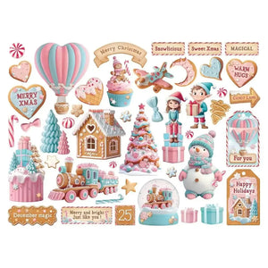 Candy Christmas Die Cuts Stamperia DFLDC118