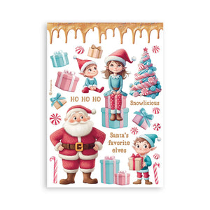 Candy Christmas A5 Washi Pad Stamperia SBW22