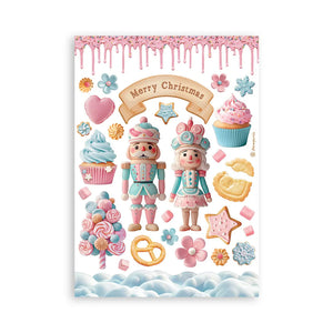 Candy Christmas A5 Washi Pad Stamperia SBW22