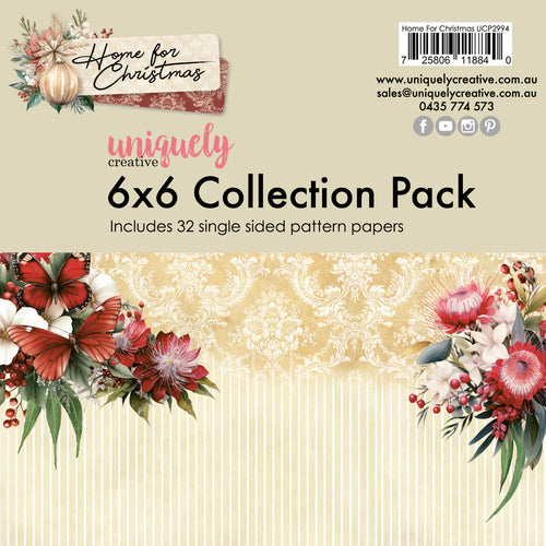 Home for Christmas 6x6 Collection Pack Uniquely Creative UCP2994