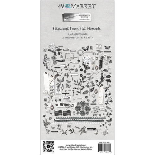 Charcoal - Laser Cut Elements 49 & Market CCS27464