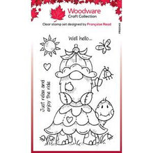 Load image into Gallery viewer, Garden Stroll 4x6” Clear Stamp Woodware FRS1043