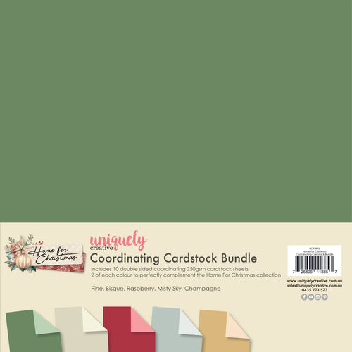 Home for Christmas Coordinating Cardstock Bundle UCP2995