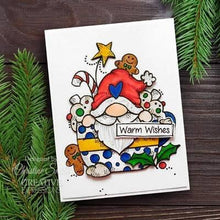 Load image into Gallery viewer, Gnome Christmas Cup 4x6” Clear Stamp Woodware FRS1005