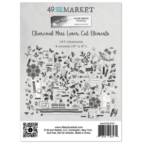 Charcoal - Mini Laser Cut Elements 49 & Market CCS27471
