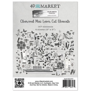 Charcoal - Mini Laser Cut Elements 49 & Market CCS27471