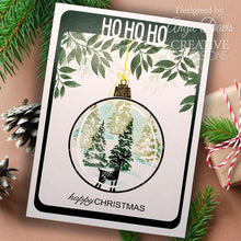 Load image into Gallery viewer, Paintable Baubles Reindeer Fillers 4x6” Clear Stamps Woodware JGS875