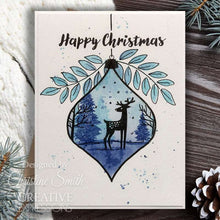 Load image into Gallery viewer, Paintable Baubles Peardrops 4x6” Clear Stamp Woodware JGS870