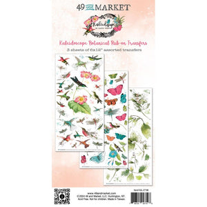 Kaleidoscope - Botanical Rub On Transfers 49 & Market KAL27198