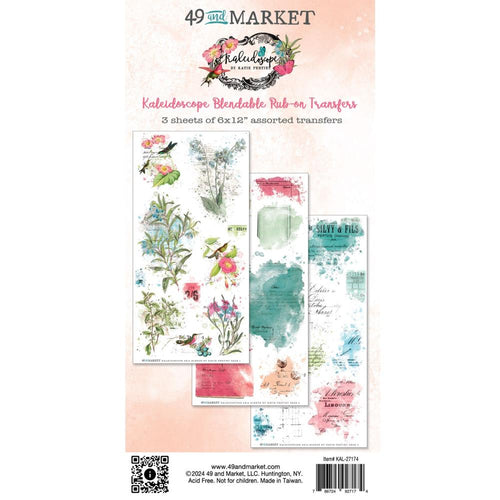 Kaleidoscope - Blendable Rub On Transfer Set 49 & Market KAL27174