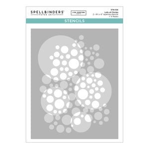 Lots of Circles Layering Stencils Spellbinders STN-106