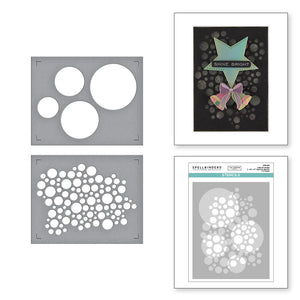 Lots of Circles Layering Stencils Spellbinders STN-106