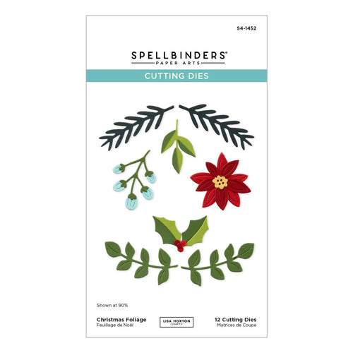 Christmas Foliage Cutting Dies Spellbinders S4-1452