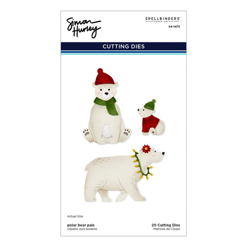 Polar Bear Pals Cutting Dies Simon Hurley S4-1475