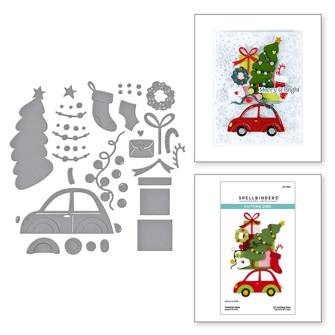Yuletide Ride Cutting Dies Spellbinders S4-1462