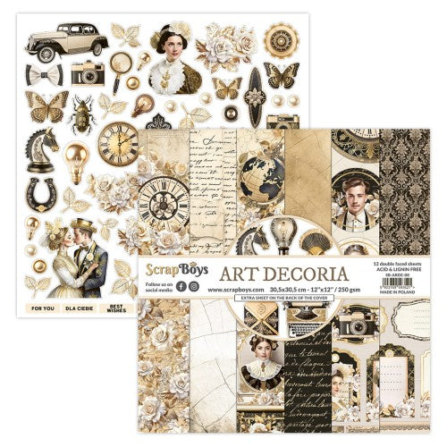 Art Decoria 12x12” Paper Pack SB-ARDE-08