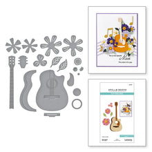 Load image into Gallery viewer, Mini Guitar Cutting Dies Spellbinders S3-551