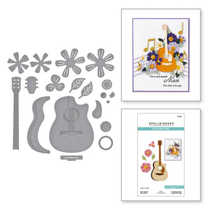 Mini Guitar Cutting Dies Spellbinders S3-551