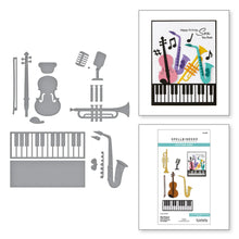 Load image into Gallery viewer, Mini Musical Instruments Cutting Dies Spellbinders S4-1445