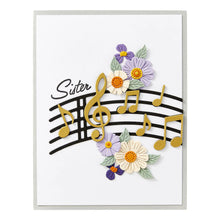 Load image into Gallery viewer, Musical Notes &amp; Stave Pop Up Cutting Dies S5-687