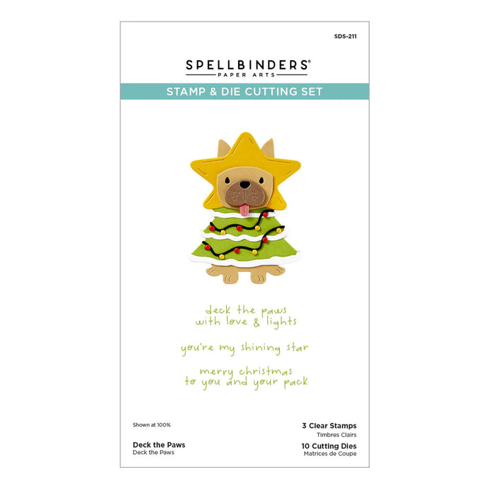 Deck the Paws Stamp & Die Cutting Set