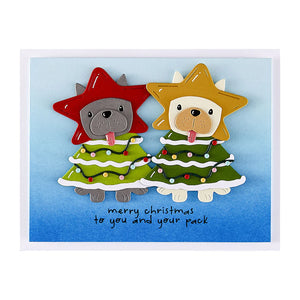 Deck the Paws Stamp & Die Cutting Set