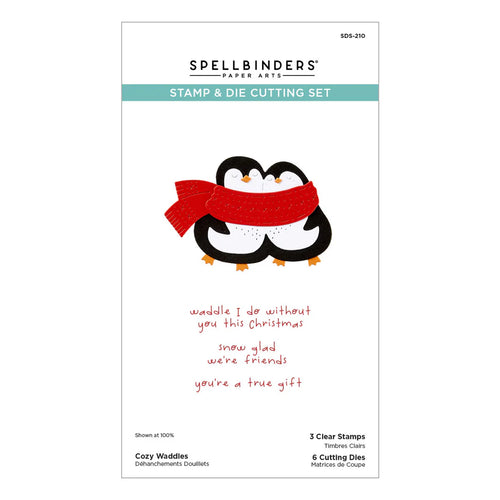 Cozy Waddles Stamp & Die Set Spellbinders SDS-210