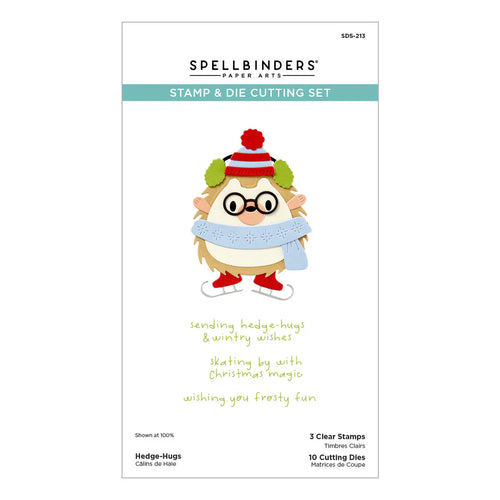Hedge-Hugs Stamp & Die Cut Set Spellbinders SDS-213