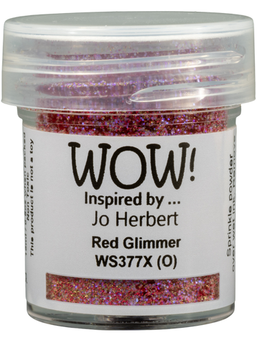 Red Glimmer Wow Embossing Powder WS377X (O)