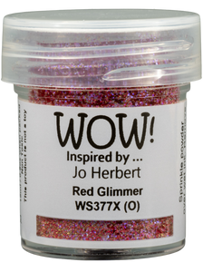 Red Glimmer Wow Embossing Powder WS377X (O)