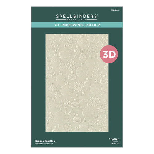 Season Sparkles 3D Embossing Folder Spellbinders E3D-146